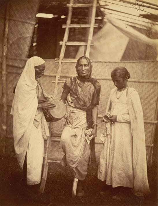Hijras en un ritual hindú