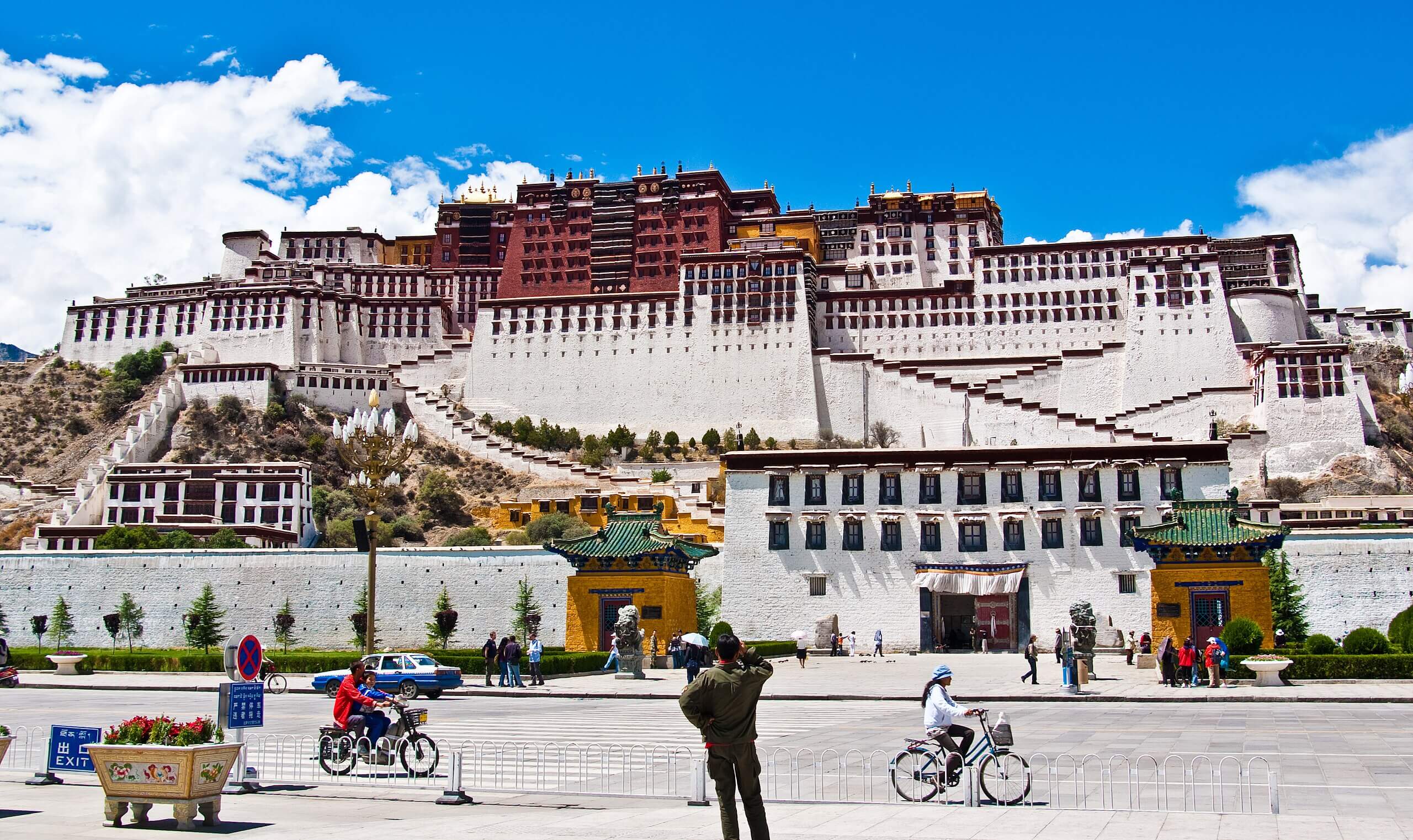 Palacio Potala en el Tíbet
