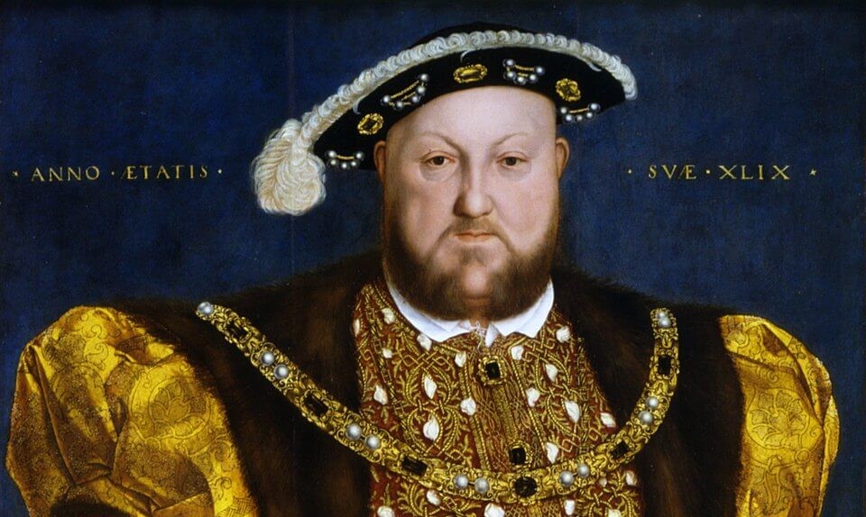 Enrique VII de Inglaterra pintado por Holbein