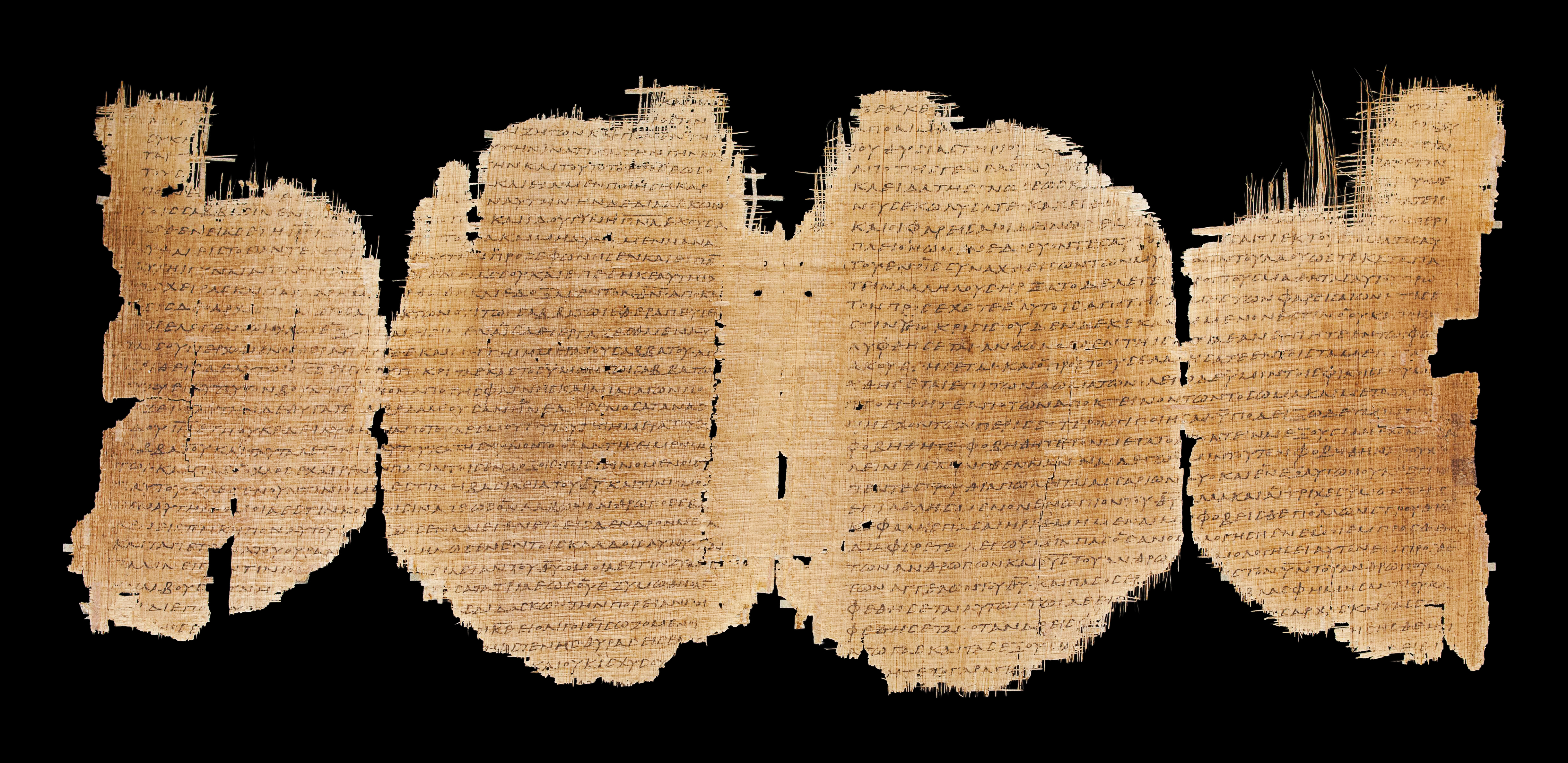 Manuscrito del evangelio de Lucas que pudo beber de la fuente Q