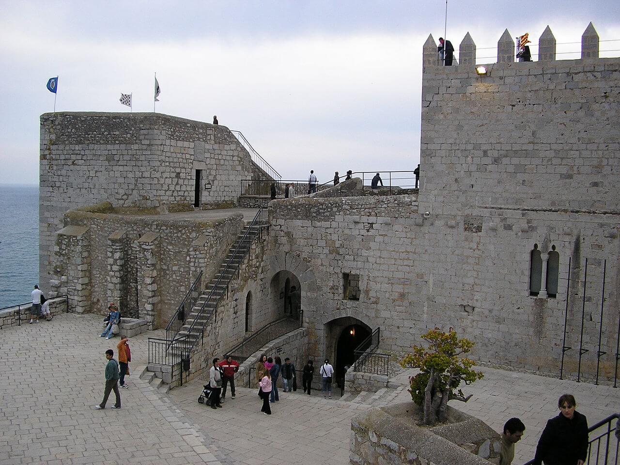 Castillo del Papa Luna en Peñíscola. Wikimedia Commons